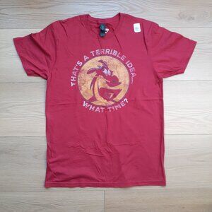 Mushu - That's a Terrible Idea... What Time? - New Cranberry Red Medium T-Shirt
